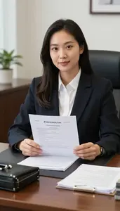 Prosecutor Filing Patent Application In A Legal Consultation Office In