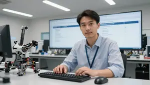 Quantum Computing Researcher Managing Product Backlog Robotics Research
