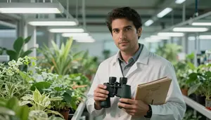 Seed Bank Studying Plant Specimens An Agricultural Research Field