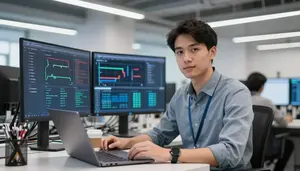 Site Reliability Engineer Monitoring Network Traffic Blockchain Development Lab