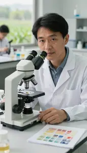 Sociologist Studying Social Behavior A Geographical Field Study Site
