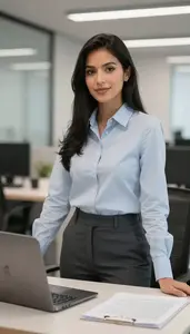 Successful Enterprise Leader Working On Laptop