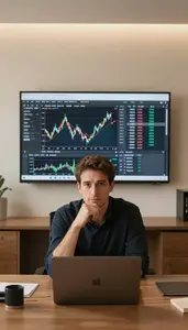 Successful Investment Strategist Studying Sector Rotation Patterns