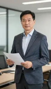 Successful Legal Counsel Working On Laptop