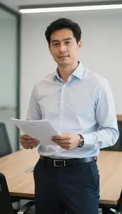 Successful Organizational Development Manager In Business Meeting