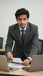 Successful Paralegal In Business Meeting