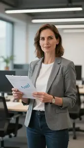 Successful Product Manager In Business Meeting