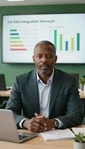 Successful Socially Responsible Investment Advisor Discussing Esg Integration