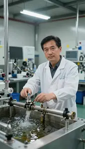 Water Treatment Specialist Designing Waste Reduction Recycling Processing Plant