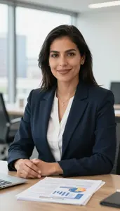 Wealth Advisor Discussing Risk Tolerance And Investment Options Stock Photo