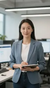 Web Developer Delivering Business Presentation