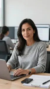 Web Developer Delivering Business Presentation