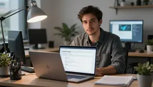 Web Developer Optimizing Database Queries In A Marketing Analytics Office