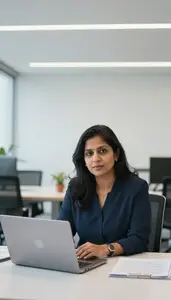 Woman Finance Professional Analyzing Market Opportunity For A Potential Deal