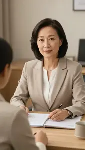 Woman Finance Professional Creating A Retirement Plan With A Client