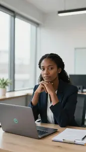 Woman Investment Professional Exploring Decentralized Finance Opportunities