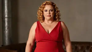 Brazilian Woman In Her 50s With Full Figured And Curvy Figure With Strawberry