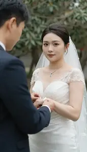 Bride Adjusting A Cufflink On Her Partners Sleeve Before The Ceremony