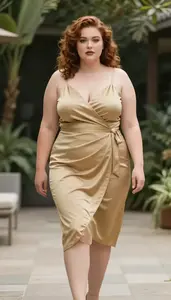 Caucasian Woman In Her Mid 20s With Pear Shaped Figure With Chestnut Victory