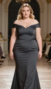 Caucasian Young Woman In Her 20s With Chubby Figure With Strawberry Blonde