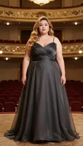 Chinese Woman In Her Mid 20s With Full Figured Figure With Honey Blonde Loose