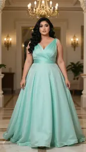 Middle Eastern Young Woman In Her 20s With Full Figured Figure With Jet Black
