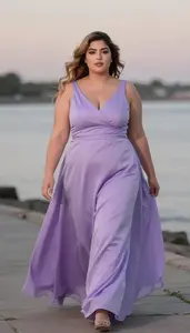 Middle Eastern Young Woman In Her 20s With Very Fat With Dark Blonde Wavy Hair