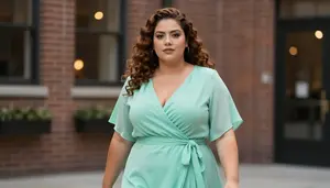Colombian Woman In Her Early 30s With Pear Shaped Figure With Chestnut Victory