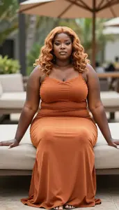 Ethiopian Woman In Her Early 20s With Large And Curvy Figure With Strawberry