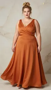 Mediterranean Woman In Her Early 20s With Plump Figure With Blonde Messy Bun
