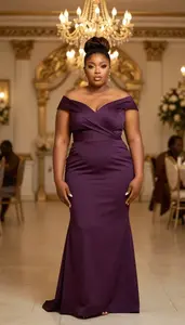 Nigerian Woman In Her Early 20s With Large Figured Figure With Brunette Chignon