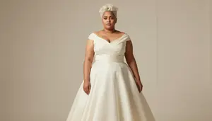 Sri Lankan Woman In Her Late 30s With Fat With Platinum Blonde Textured Hair