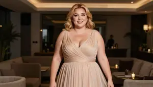 Turkish Woman In Her Late 30s With Generous Figure With Strawberry Blonde