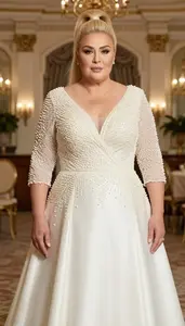 Turkish Woman In Her 50s With Pear Shaped Figure With Platinum Blonde High
