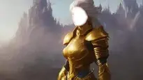 Woman, Knight, Castle