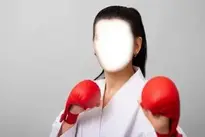 Woman, Portrait, Karate