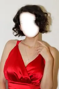 Woman, Red Dress, Glamorous