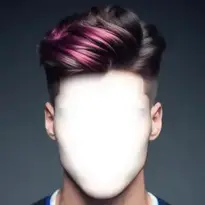 Man Coloful Fashion Hairstyle