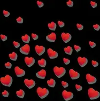 Heart, Transparent, Love background phone wallpaper