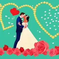 Wedding Anniversary Image. Add Your Photos
