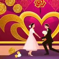 Wedding Anniversary Image. Add Your Photos
