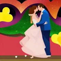 Wedding Anniversary Image. Add Your Photos
