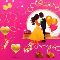 Wedding Anniversary Image. Add Your Photos