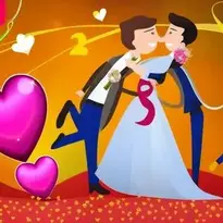 Wedding Anniversary Image. Add Your Photos
