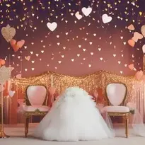 Wedding Background. Add Your Photos