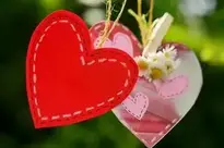 Heart background wallpaper