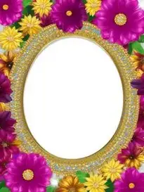 Beautiful Flowers Photo frame