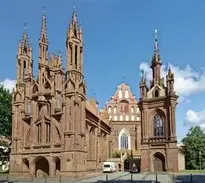 Lithuania Vilnius Historic Center background wallpaper