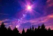 Nebula Milky Way Night Sky background wallpaper