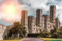 Noble Castle Hofburg Imperial Palace background wallpaper
